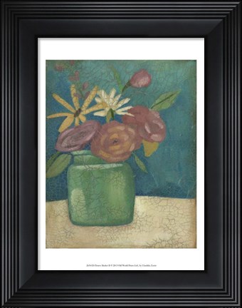 Framed Flower Market II Print