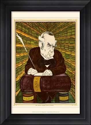 Framed Law Journal V Print