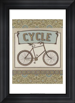 Framed Cycle Print