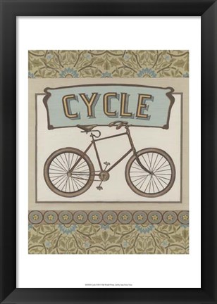 Framed Cycle Print