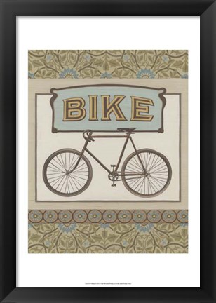 Framed Bike Print