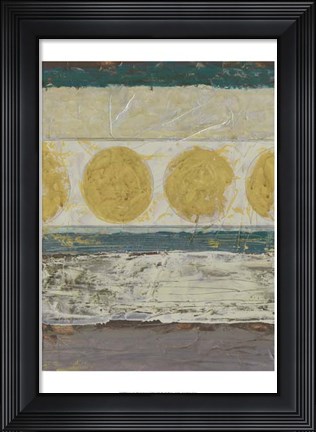 Framed Circular Momentum I Print