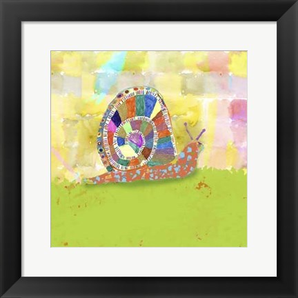 Framed Snail Trail Print