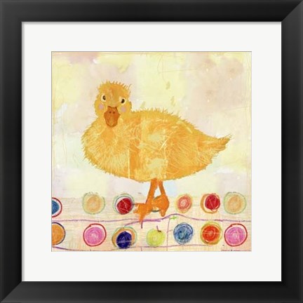 Framed Polka Dot Duck Print