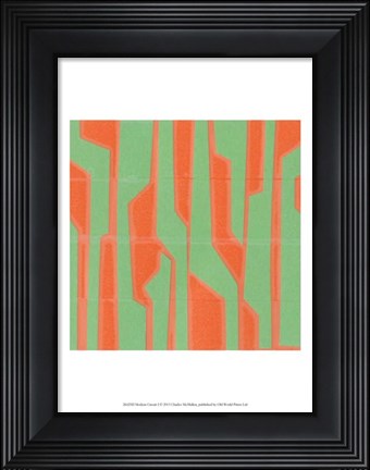 Framed Modern Circuit I Print