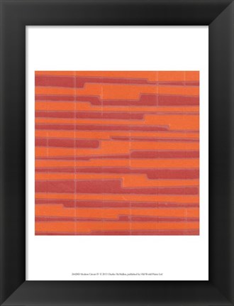 Framed Modern Circuit IV Print