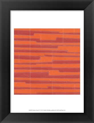 Framed Modern Circuit IV Print