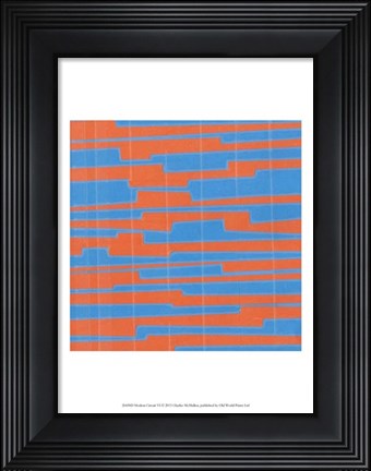 Framed Modern Circuit VI Print