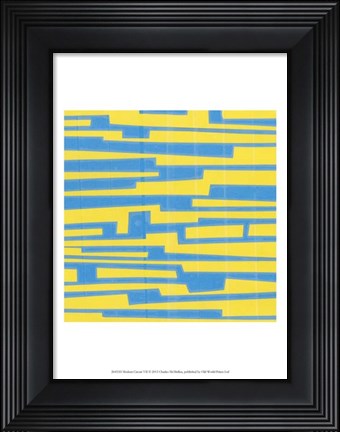 Framed Modern Circuit VII Print