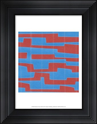 Framed Modern Circuit VIII Print