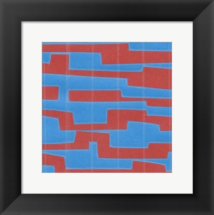 Framed Modern Circuit VIII Print