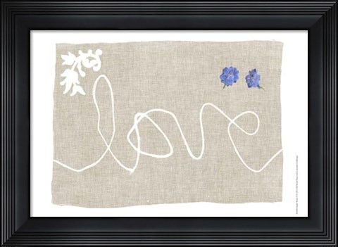 Framed Simple Words VI Print