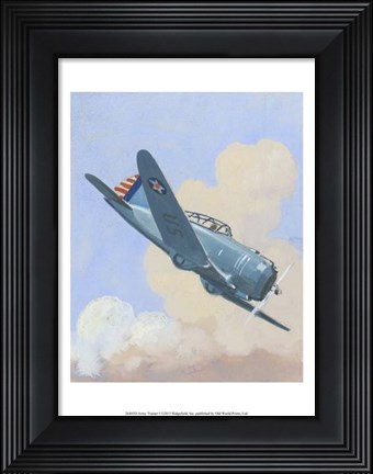 Framed Army Trainer I Print