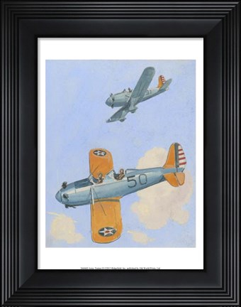 Framed Army Trainer II Print