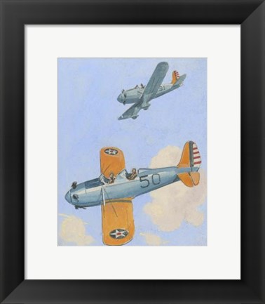 Framed Army Trainer II Print