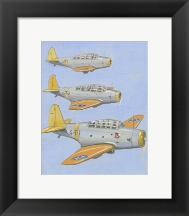 Framed Army Trainer III Print