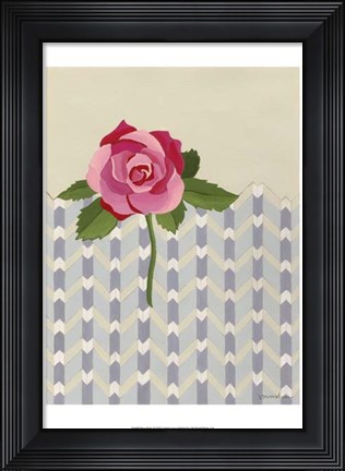 Framed Rosa Ruby II Print