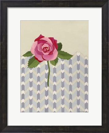 Framed Rosa Ruby II Print