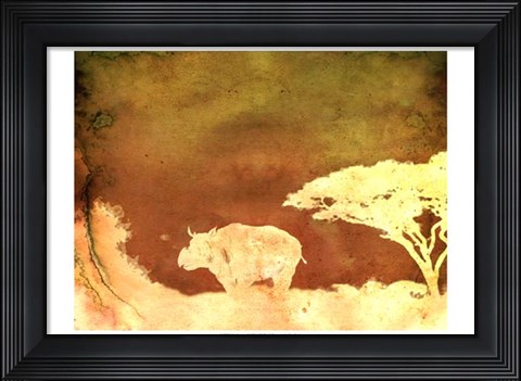 Framed Safari Sunrise II Print