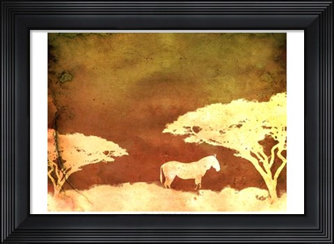 Framed Safari Sunrise III Print