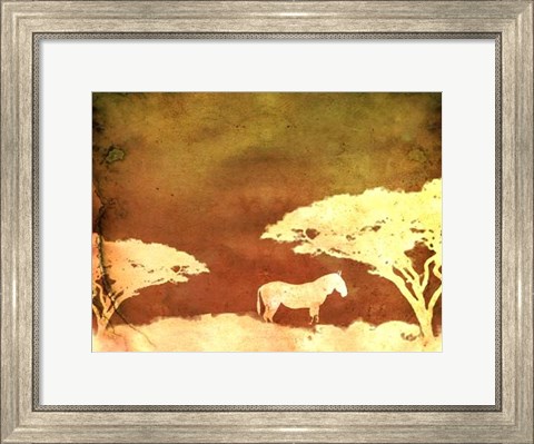 Framed Safari Sunrise III Print