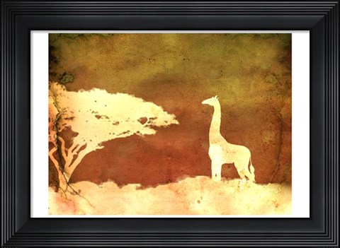 Framed Safari Sunrise IV Print