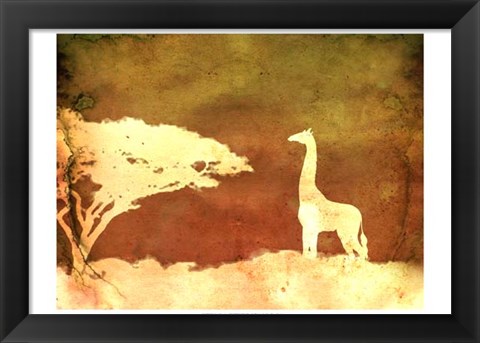 Framed Safari Sunrise IV Print