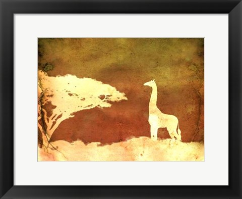Framed Safari Sunrise IV Print