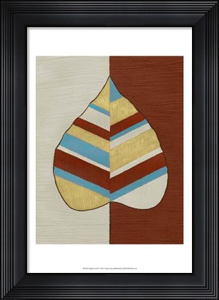 Framed Apache Leaf II Print