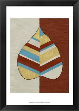 Framed Apache Leaf II Print