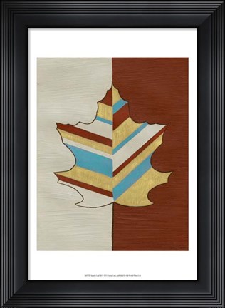 Framed Apache Leaf III Print