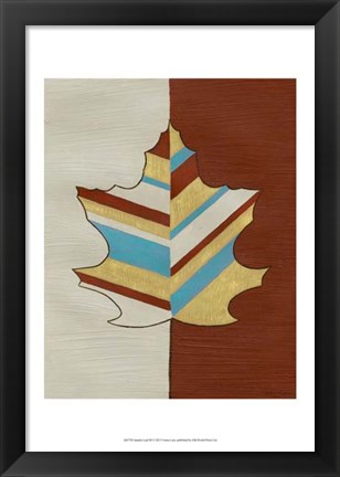 Framed Apache Leaf III Print