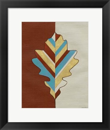 Framed Apache Leaf IV Print