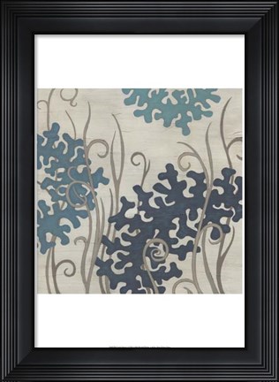 Framed Coral Oasis I Print