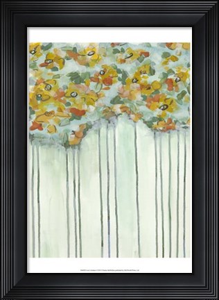 Framed Lisa&#39;s Garden I Print