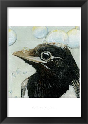 Framed Bubbles - Birdbath Print