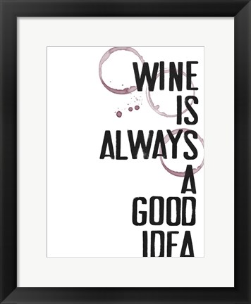 Framed Hospitality V Print