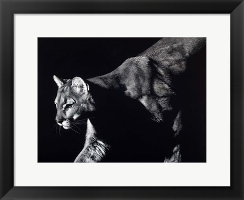 Framed Prowler Print