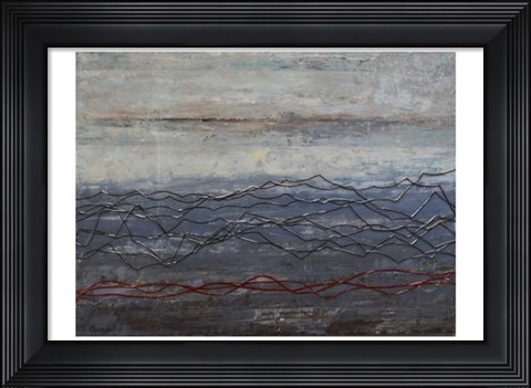 Framed Sunrise in Winter II Print