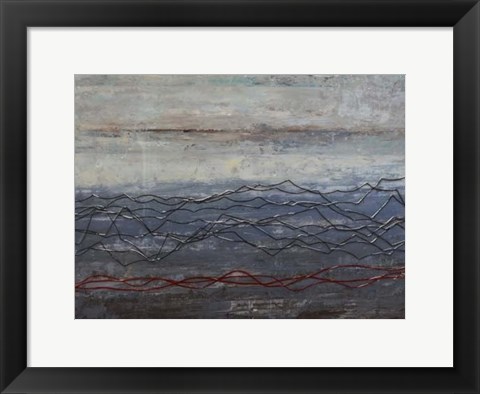 Framed Sunrise in Winter II Print