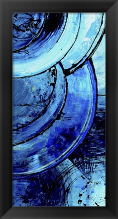 Framed Blue Moons I Print