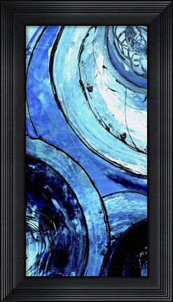 Framed Blue Moons II Print