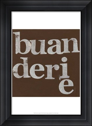 Framed French Laundry II Print