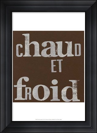 Framed French Laundry III Print