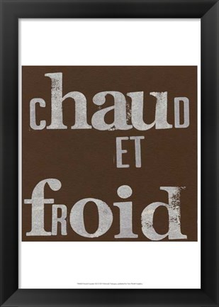 Framed French Laundry III Print