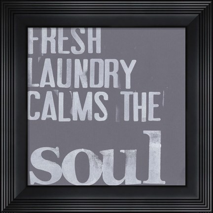 Framed Fresh Laundry II Print