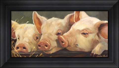 Framed Pig Heaven Print