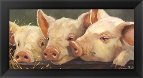 Framed Pig Heaven Print