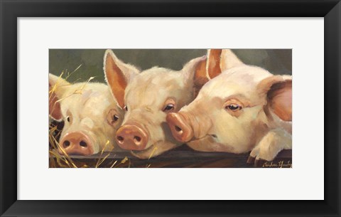 Framed Pig Heaven Print