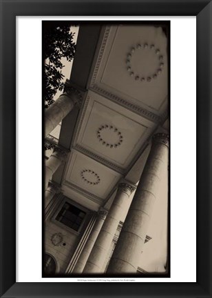 Framed Sepia Architecture I Print